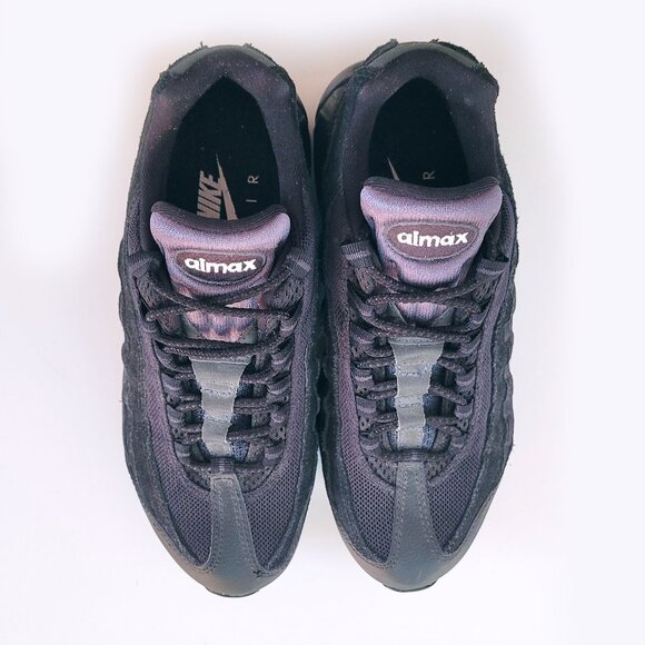 Nike Air Max 95 Essential Triple Black Suede Men's Sneakers AT9865-001 - Size 6 - Picture 4 of 8